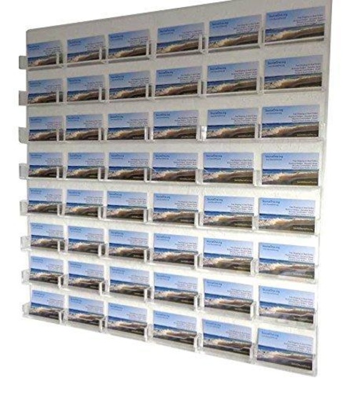 Source One 48-Pocket Wall Mount Business Card Holder (All Clear) - $49.99 MSRP