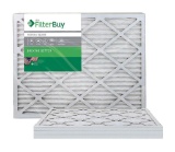 FilterBuy AFB MERV 8 20x25x1 Pleated AC Furnace Air Filter, (Pack of 4 Filters),Silver - $29.88 MSRP