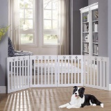 unipaws Dog Gate with Paw Deco Design 20