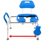 Platinum Health HydroGlyde Premium Sliding Bath Transfer Bench / Shower Chair $167.11 MSRP