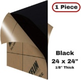 Mifflin Cast Plexiglass Sheet (Opaque Black, 1 Piece, 24