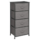 mDesign Vertical Dresser Storage Tower 4 Drawer Charcoal (00118MDCOEU) - $59.99 MSRP