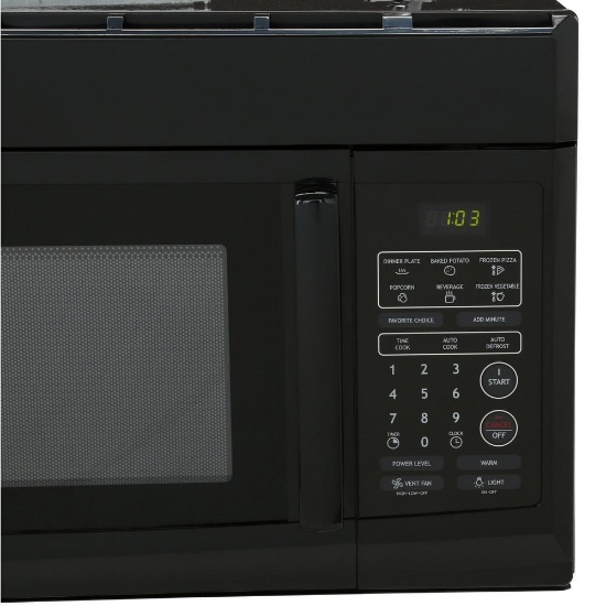 Magic Chef 1.6 cu. ft. Over the Range Microwave in Black