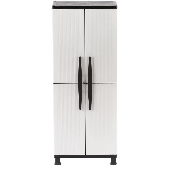 HDX 27 in. Utility 4-Shelf Cabinet ,Plastic Multi-Purpose Cabinet 1000 532 494 $89.98 MSRP