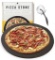 Heritage Black Ceramic Pizza Stone and Pizza Cutter Wheel $37.99 MSRP