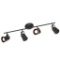 Melucee 4 Lights Kitchen Track Lighting Oil Rubbed Bronze, Ceiling Spotlights Track Lighting Kit