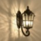 Lonedruid Led Outdoor Wall Light Fixtures Black Roman Exterior Wall Lantern 17.71