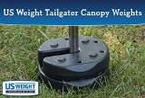 US Weight Tailgater Canopy Weights with No-Pinch Design for Easy, Safe Installation
