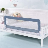 Costway Bed Rail Folding Safety Infant Toddler Kids Protection Guard 1.5M