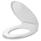 Honboo Toilet Seat, Elongated with Slow-Close Cover Elongated (Oval) Toilets, White $39.98 MSRP