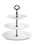 3 Tier Cupcake Stand Porcelain Cake Stand for Paties Round Serving Platter $24.99 MSRP