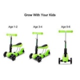 Ancheer Kids 3-in-1 Led Toddler Scooter