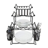 Bison Home Goods Stackable Buffet Caddy Organizer - $45.95 MSRP