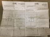 AMG Adjustable Drapery Rod Set
