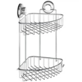 HASKO Accessories Suction Cup Corner Shower Caddy - $34.99 MSRP