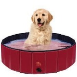 Zacro Foldable Large Dog Pool - Pet Dog Cats Paddling Bath Pool - $39.99 MSRP