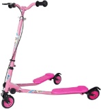 AODI Swing Scooter Foldable Wiggle Kick Scooters (Kids 4-10 Year) (Pink)- $89.99 MSRP