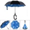 Bagail Double Layer Inverted Umbrellas Reverse Folding Umbrella Windproof UV Protection Big Straight