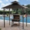 Sunjoy Harper Hard Top Grill Gazebo - $689.49 MSRP