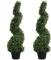 MOMO PLANT 35 Inch Artificial Boxwood Topiary Tree Spiral - $119.99 MSRP