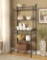 5-tier Black Metal Glass Shelves Kitchen Bakers Rack Wine Bottle - $109.95 MSRP