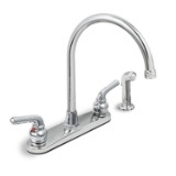 Everflow 17188 Kitchen Faucet with Spray, High Arc Swivel Spout, Chrome Plated $39.99 MSRP