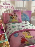 Disney Princess 7 Pc Bedding Set Full Size Friendship Adventure Comforter Sheets $68.00 MSRP