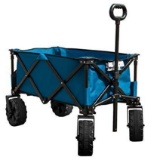 Timber Ridge Folding Camping Wagon/Cart - Collapsible Sturdy Steel Frame $104.34 MSRP