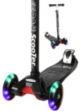 EEDAN Scooter for Kids 3 Wheel T-bar Adjustable Height Handle Kick Scooters - $39.28 MSRP