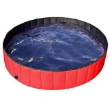 Foldable Pet Swimming Pool Red Pool