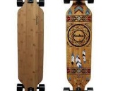 RIMABLE 100% Bamboo Deck Drop Through Longboard, Dream Catcher, 41