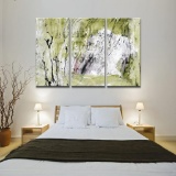 Canvas Wall Art Modern Abstract Painting Wall Art for Room Home Decoration 3 Pcs/Set,14
