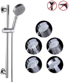 KES 5-Function Hand Shower Head with Adjustable Slide Bar, Stainless Steel, F204+KP500 - $49.99 MSRP