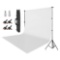 Utebit Photo Video Studio Adjustable 2.05x2.8 M/6.7x9.2FT Background Stand Backdrop Support System