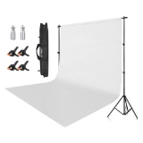 Utebit Photo Video Studio Adjustable 2.05x2.8 M/6.7x9.2FT Background Stand Backdrop Support System