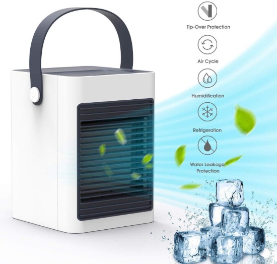 DOUHE Air Cooler,Portable Mini Air Conditioner Evaporative Air Humidifier (DH-KTS02) - $33.31 MSRP