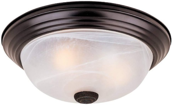 1257L-ORB-AL Flushmount Ceiling Light Fixture