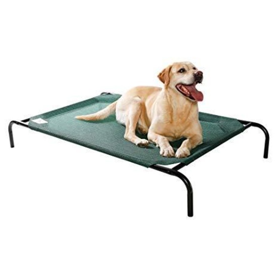 Coolaroo Elevated Pet Bed - Green - $56.15 MSRP