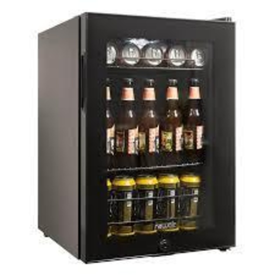 NewAir AB-850B Beverage Cooler and Refrigerator, Small Mini Fridge with Glass Door - $234.55 MSRP