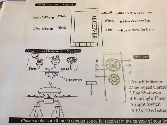 Ceiling Fan Light Kit