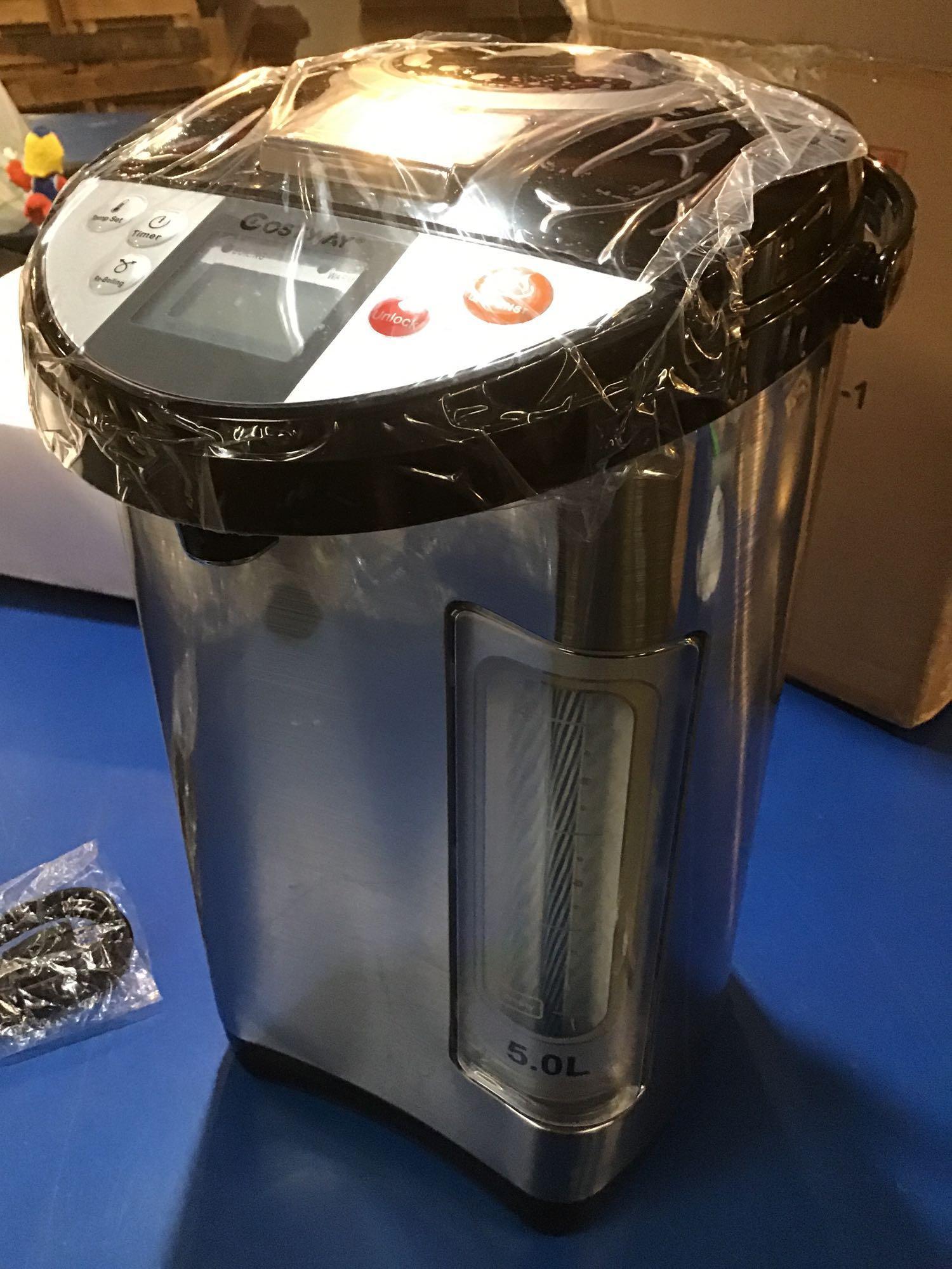 5-Liter LCD Water Boiler Warmer Electric Hot Pot Re-boil Hot Water