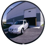 See All PLXO18 Circular Acrylic Heavy Duty Outdoor Convex Security Mirror, 18