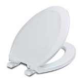 Elongated Toilet Seats with Lid, Quiet Close, Fits Standard Elongated - $42.99 MSRP