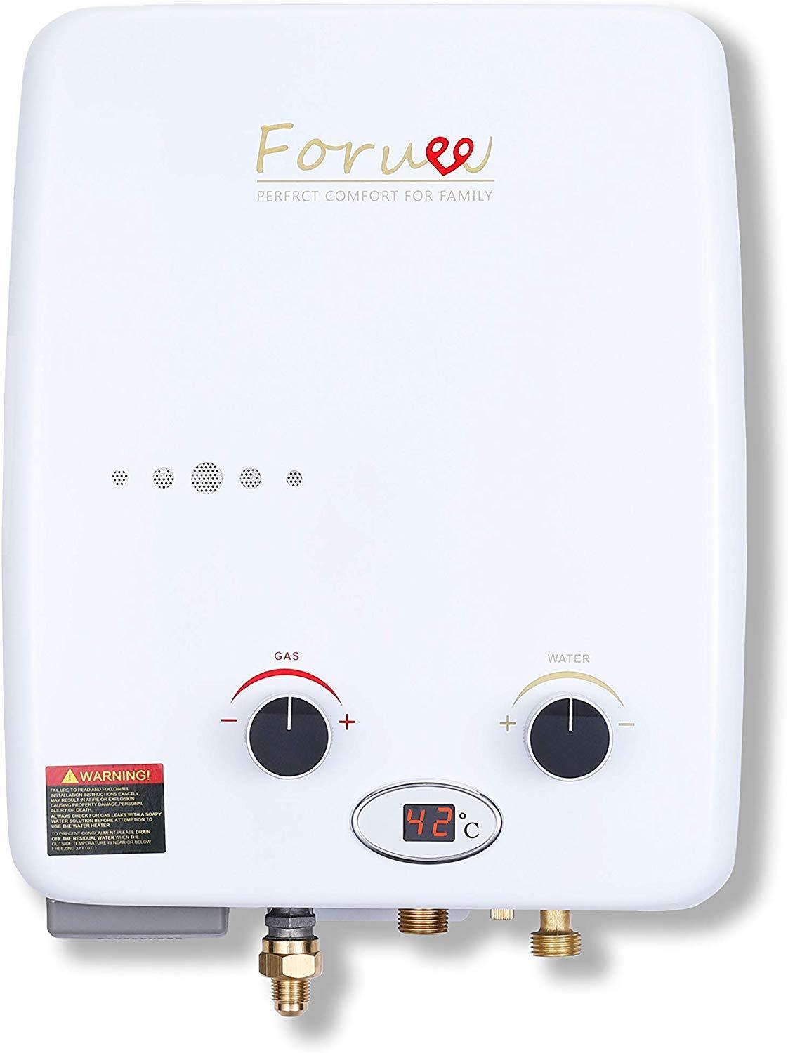 Foruee Portable Propane Tankless Water Heater, | Proxibid