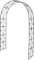GO Steel Garden Arch, 7'2'' High x 4'5'' Wide, Garden Arbor for Various Climbing Plant, $75.99 MSRP