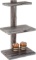 MyGift 21-Inch 3-Tier Torched Wood Dessert & Pastry Stand MSRP-$36.99