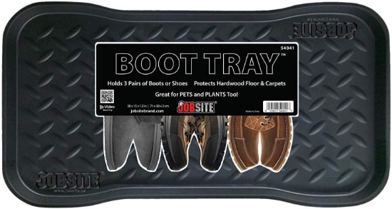 JobSite Heavy Duty Boot Tray, Multi-Purpose for Shoes, Pets, Garden