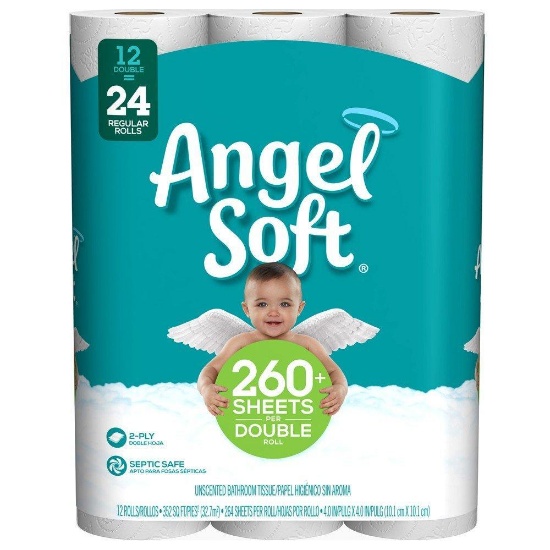 Angel Soft Toilet Paper Bath Tissue