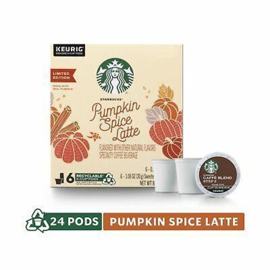 Starbucks Pumpkin Spice Caffe Latte Single-Cup Coffee - $46.27 MSRP