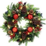 WANNA-CUL 24 Inch Christmas Wreath for Front Door - $39.99 MSRP